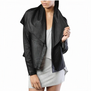 Vince Leather Coat Size Small